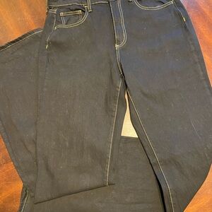 Women's Black Flare Jeans